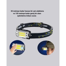 Zero Land Muratech Şarj Edilebilir LED Kafa Feneri 215 Lümen Xpe Cob Güçlü Aydınlatma