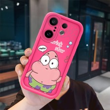 Ucuc Vivo X200 Fe Uyumlu Pembe Kırmızı Silikon Kılıf Darbeye Dayanıklı Kamera Koruma