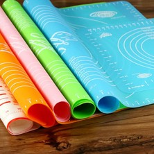 Baker Home Büyük Boy Silikon Hamur Açma Matı 65X45 cm (Karışık Renkler)-1 ADET