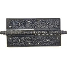 İlanib Ticaret Eco Lounge Antika Tarz Dekoratif Pirinç Lüks Okka Menteşe - 20CM, Oksit