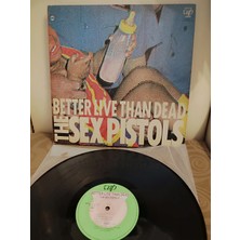 Plakperest Sex Pıstols -Better Live Than Dead - 1986 Japonya Basım Lp Plak Limited Edition 2.el