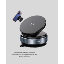 Zero Land Muratech Mıknatıslı Araç Telefon Tutucu Vakum Teknolojili 360° Ayarlanabilir