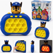 Duman Oyuncak Köpek Figürlü Pop It Oyuncak – Sesli Işıklı Push Game Duyusal Oyuncak (4 Modlu)