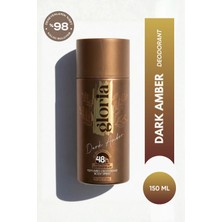 Gloria Perfume Gloria Dark Amber 48H Deodorant Sprey 150 ml  Koku Türü ile Tazeletici Koruma