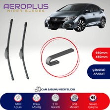 Aeroplus Honda Civic Hb Muz Silecek Takımı 2012-2016