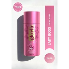Gloria Perfume Gloria Lady Boss 48H Kadın Deodorant 150 ml Oryantal Koku Türü ile Güçlü Koruma