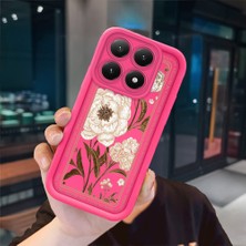 Ucuc Xiaomi Mi 15T Uyumlu Pembe Kırmızı Silikon Kılıf Darbeye Dayanıklı Kamera Koruma