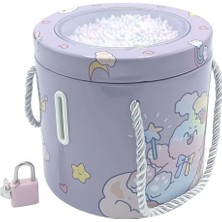 İlanib Ticaret Kilitli Metal Yuvarlak Kumbara