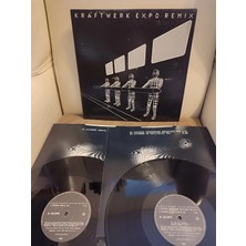 Plakperest Kraftwerk - Expo Remix - 2001 Ingiltere Basım  Double Plak 12’’ - 2.el
