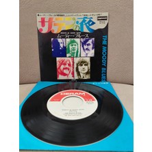 Plakperest The Moody Blues - Night In White Satin  - 1972 Japonya Basım  45LIK Plak-2.el