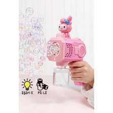 Famemus Accessory Işıklı ve Pilli My Melody Karakter Figürlü Baloncuk Köpük Tabancası
