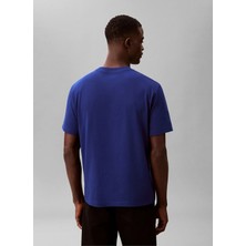 Calvin Klein Koyu Mavi Erkek Logo Baskılı T-Shirt LV04LF812GC7K_20S Eu Wholesale Spor