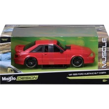 Luord-Store 32549 1:24 1993 Ford Mustang Svt Cbr Model Araba -Necotoys