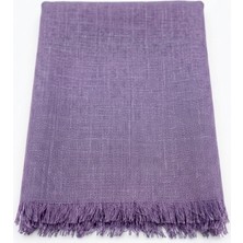 Al Tuhafiye Altuhafiye Keten Dokulu Kare Eşarp - 90X90 cm Saf Görünüm