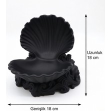 My Craft 3D MYCRAFT3D Deniz Kabuğu Tasarımlı Takı Standı - Dekoratif Mücevher Düzenleyici - Desenli Estetik Masa Üstü Obje