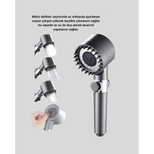 Zero Land Muratech Spa Etkili Masaj Uçlu Duş Başlığı Ergonomik Tasarım