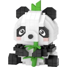 İlanib Ticaret LZ-8633 Loz Panda 170 Parça Block Oyuncak-Mini Poşet