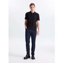Mustang Lacivert Erkek Slim Fit Yıkamalı Denim Pantolon Vegas SLIM-1872