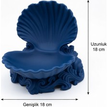 My Craft 3D MYCRAFT3D Deniz Kabuğu Tasarımlı Takı Standı - Dekoratif Mücevher Düzenleyici - Desenli Estetik Masa Üstü Obje