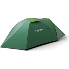 Husky Bizon Plus 4 Kişilik Çadır (Yeşil)