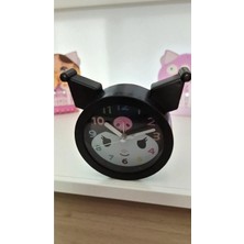 Famemus Accessory Kuromi Masa Üzeri Çalarsaat Siyah Renk Boyut 12 cm