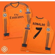 Alaturka Mix R.madridd 2013/14 Sezonu Cristiano Ronaldo Nostalji Forması (Orange)
