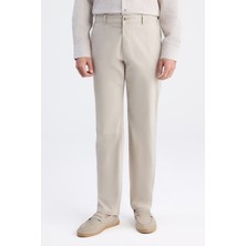 D'S Damat Ds Damat Comfort Fit Bej Gabardin Chino Pantolon 6HCC3I303778M