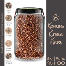 Zencefil Organik Kırmızı Kinoa Bi Kavanoz 660 Cc. Cam Kavanozda 500 Gr. Kırmızı Kinoa