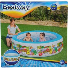 Keskin Sound Bestway Şişme Jumbo Desenli Havuz 1.96X53 cm