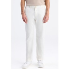 D'S Damat Ds Damat Relaxed Fit (Pilesiz) Ekru Gabardin Chino Pantolon 6HCC3I303777M