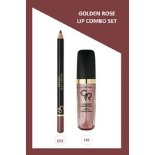 Golden Rose Color Sensation Dudak Parlatıcı NO:105 & Dudak Kalemi NO:223