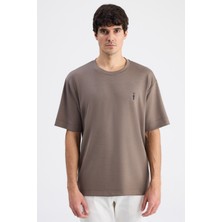 Twn Relaxed Fit Vizon Düz T-Shirt 6EC144701535M