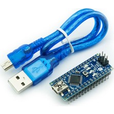 Tunelkom Arduino Nano CH340 Geliştirme Kartı – Klon – (Usb Kablo Dahil)