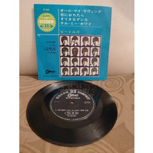 Plakperest The Beatles  - All My Loving - 1965 Japonya  Basım 4 Parçalık Ep Plak (Odeon)-2.el