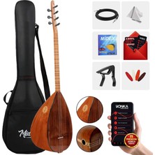 Yonka B-141K Kısa Sap Karaağaç Gövde Kaliteli Gürgen Sap Saz Bağlama Seti