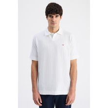 D'S Damat Ds Damat Regular Fit Ekru Düz T-Shirt 6HC144701222M