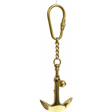 İlanib Ticaret Geleneksel Pirinç Çapa Figürlü Anahtarlık