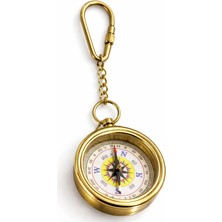 İlanib Ticaret Pirinç Pusula Anahtarlık