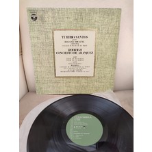 Plakperest Rodrıgo Gitar Konçertosu - Turibio Santos - 1971 Japonya Basım Albüm - 33 Lük Lp Plak Dönem Plak