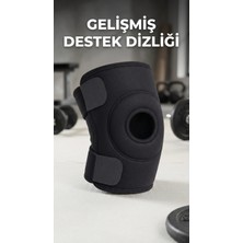 İlanib Ticaret Sporcu Diz Korsesi Çapraz Bağ Destekli Termojel Hediyeli