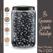 Zencefil Organik Siyah Fasulye Bi Kavanoz 660 Cc. Cam Kavanozda 480 Gr. Siyah Fasülye Kara Fasulye