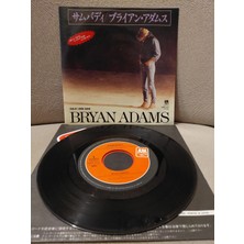 Plakperest Bryan Adams ‎ –  Somebody - 1984  Japonya Basım 45LIK Plak-2.el
