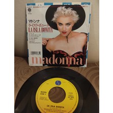 Plakperest Madonna - La Isla Bonita -  1987 Japonya Basım Nadir 45LIK Plak 2. El