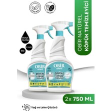 Obir Natürel Köpük Temizleyici 2'li Set (750 ml x 2) – Doğal ve Etkili Temizlik !