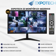 Expotech 22” 4K Monitör EX-M220HVS