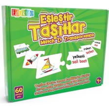 Edukido Eşleştir, Taşıtlar Mukavva Puzzle