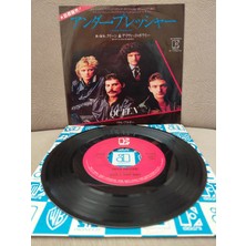 Plakperest Queen & David Bowie  – Under Pressure - 1981  Japonya  Basım 45LIK Plak-2.el