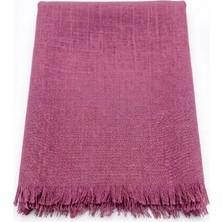 Al Tuhafiye Altuhafiye Keten Dokulu Kare Eşarp - 90X90 cm Saf Görünüm