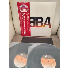 Plakperest Abba - Abba’s Greatest Hits 24 - 1980 Japonya Basım Double Lp Album Plak - Obili 2.el