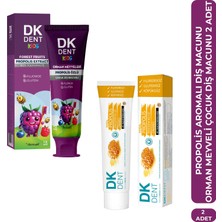 DKDENT Orman Meyveli Çocuk Diş Macunu 50 ml Florürsüz Yetişkin Diş Macunu 75 ml
